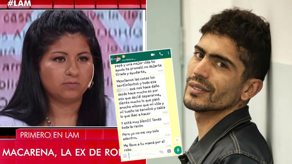 LAM mostró los presuntos chats entre Rodrigo Romero y su ex, tras la grave denuncia por violencia