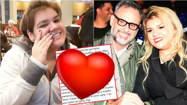 Jorge Rial y Morena, su hija, se reconciliaron (Fotos: Instagram y Web)