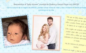 Shakira y Gerard Piqué presentaron en sociedad a su hijito Sasha (Foto: Web). 