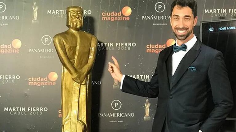 Polémica en los Martín Fierro de Cable 2018: un conductor se quejó de que le dieron el premio a otra persona