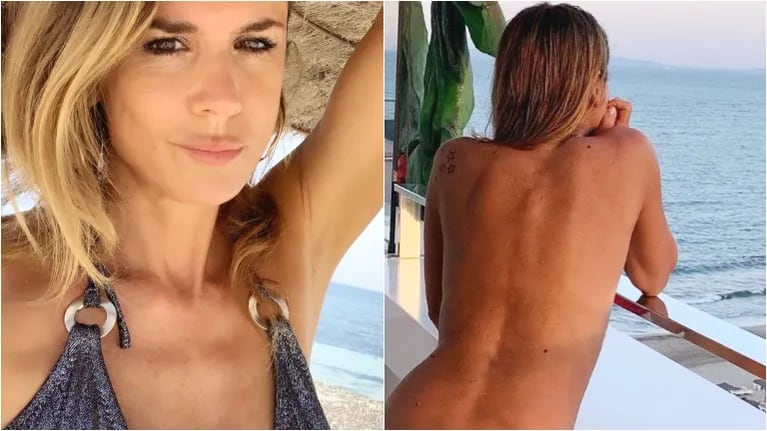 Flavia Palmiero celebró sus 53 con una foto al desnudo y una profunda reflexión (Fotos: Instagram)