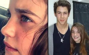 Rosario Moreno Salmoral había conocido a Nick Jonas el año pasado, gracias a Make A Wish. (Fotos: Web)