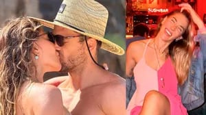Jimena Barón posteó sensuales fotos en microbikini con su novio y se le declaró fuerte.