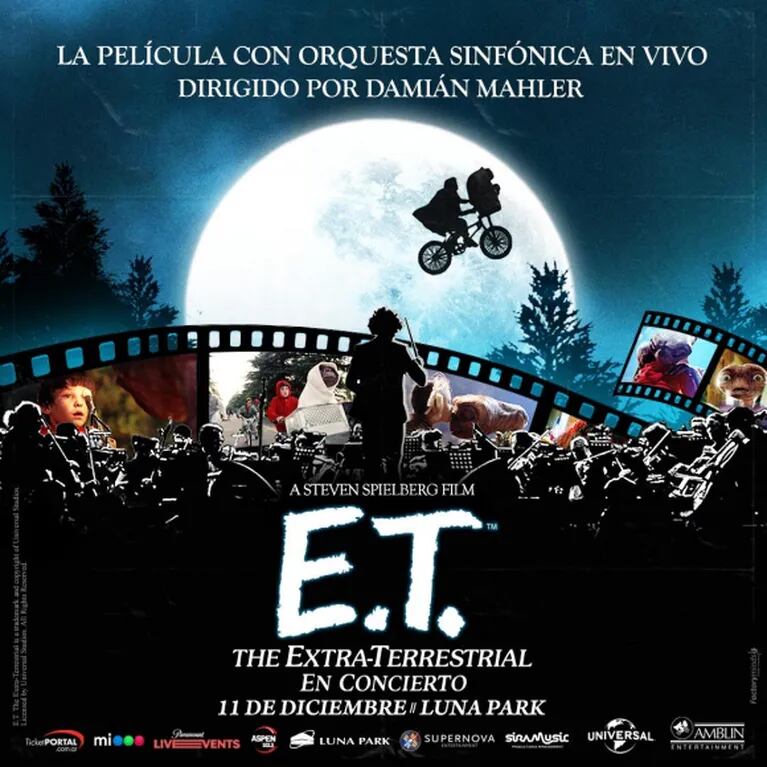 Llega a Argentina ET in Concert: a 40 años del estreno de la película de Steven Spielberg