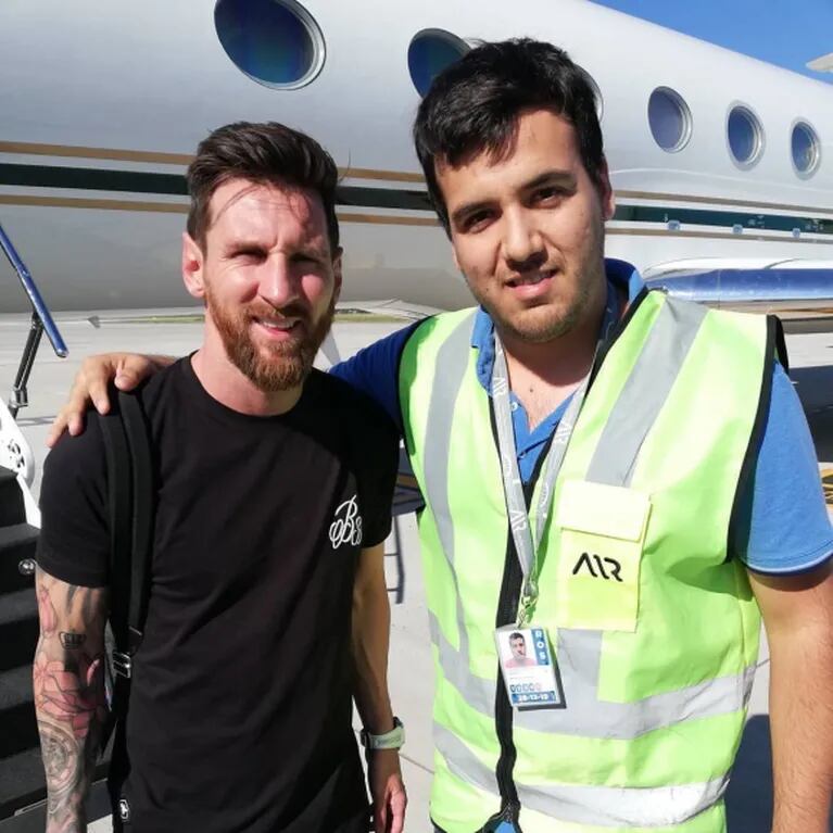 Los lujosos detalles del avión privado con el que Messi llegó a Rosario: está valuado en 15 millones de dólares