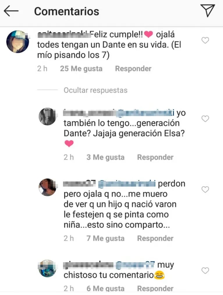 Sofía Gala arremetió contra las usuarias de Instagram que cuestionaron que su hijo se pinte los labios: "Sos una cuadrada"
