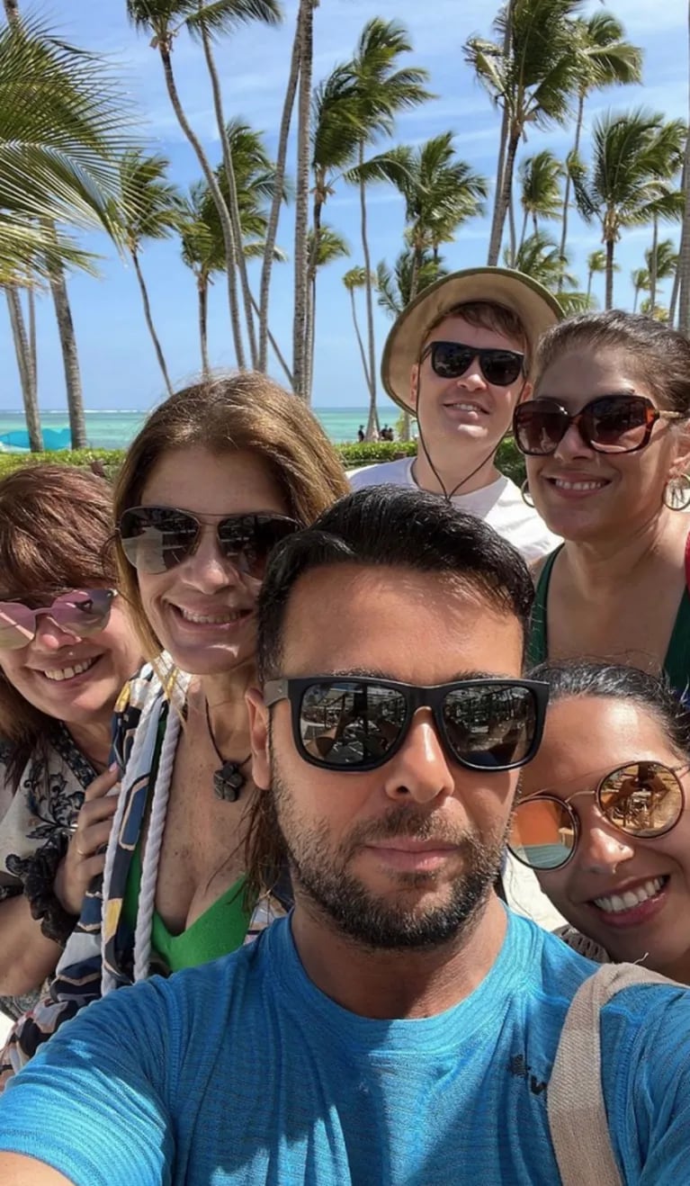 En fotos, las vacaciones en familia de Catherine Fulop en Punta Cana