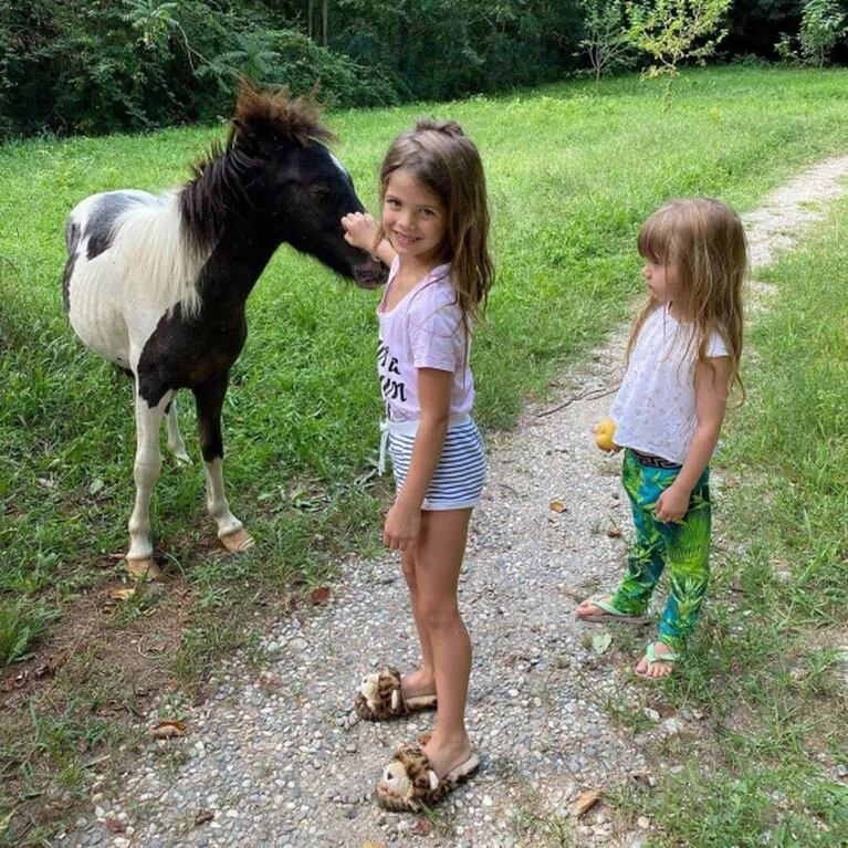 Wanda Nara y Mauro Icardi les regalaron ponis a sus hijas y estallaron las críticas: "Francesca encontró el caballo de sus sueños"