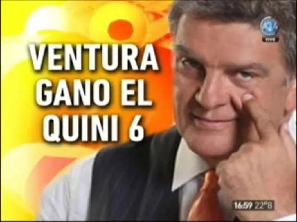 Luis Ventura ganó 2.822 pesos en el Quini 6
