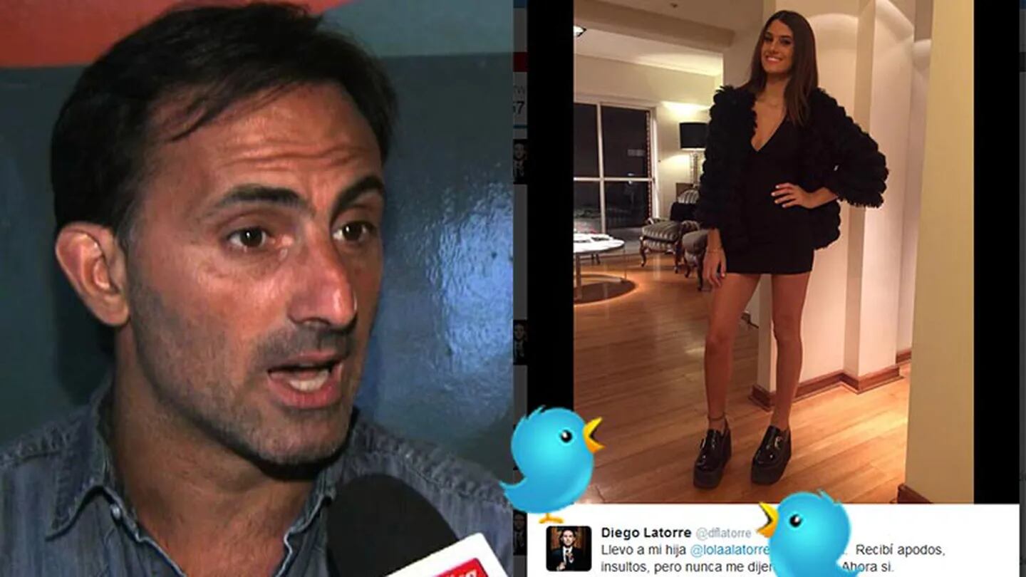 Diego Latorre y su divertido tweet al llevar a su hija a una fiesta: "Había recibido apodos, insultos, pero nunca 'suegro'. Ahora sí"