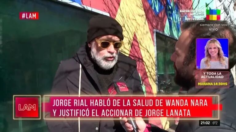 Jorge Rial bancó a Jorge Lanata tras la polémica por la salud de Wanda Nara: su llamativa defensa