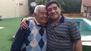 Murió Don Diego Maradona, el papá del Diez. Foto: Web.