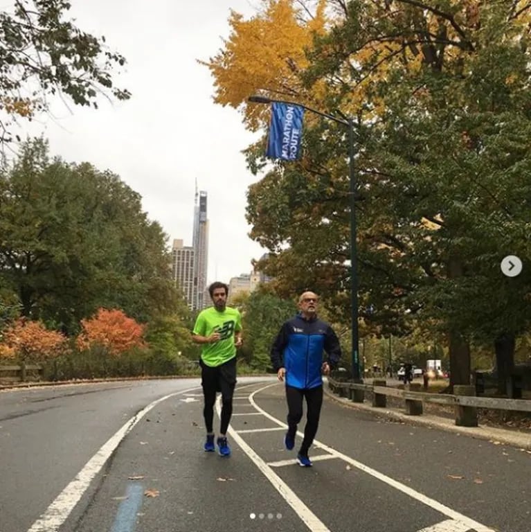 Las fotos y videos de Nicolás Cabré en la maratón de Nueva York: "No lo voy a olvidar nunca en mi vida"