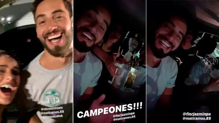 El video con los festejos de Nicolás Occhiato y Florencia Jazmín Peña tras ganar el Súper Bailando 2019