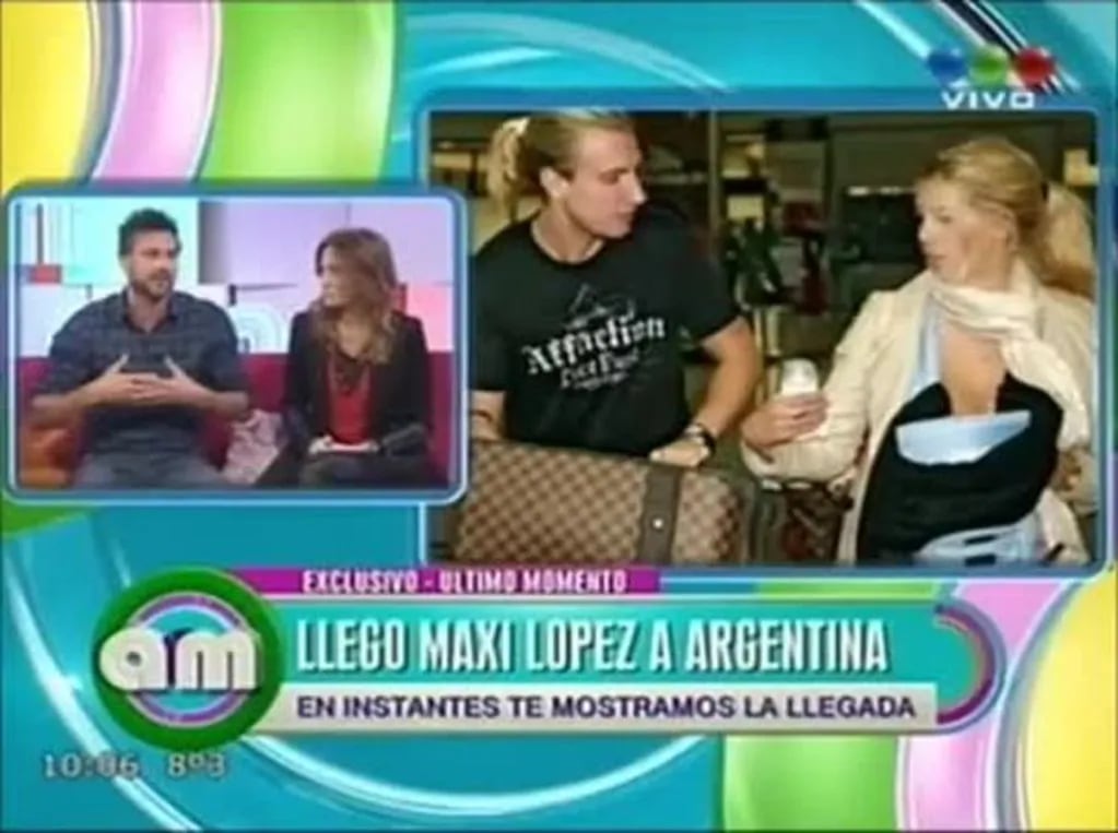 Maxi López llegó al país: la denuncia por agresiones que presentó Wanda en su contra