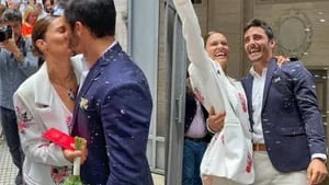 Manu Viale se casó con Fede Freire en una emotiva ceremonia con familiares y amigos (Fotos: Instagram Stories)