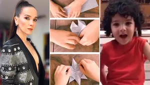 ¡Un genio! Natalia Oreiro compartió un video de su hijo haciendo origamis