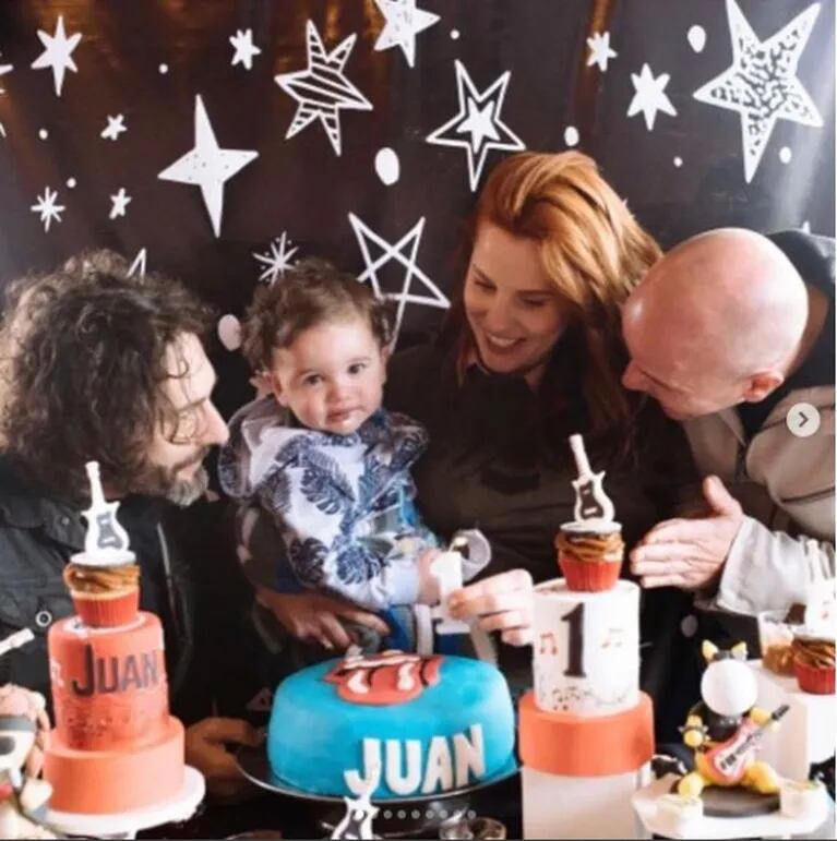 Agustina Kämpfer celebró el primer año de Juan junto a su novio y el padre del bebé: "¡Gracias por este amor!"