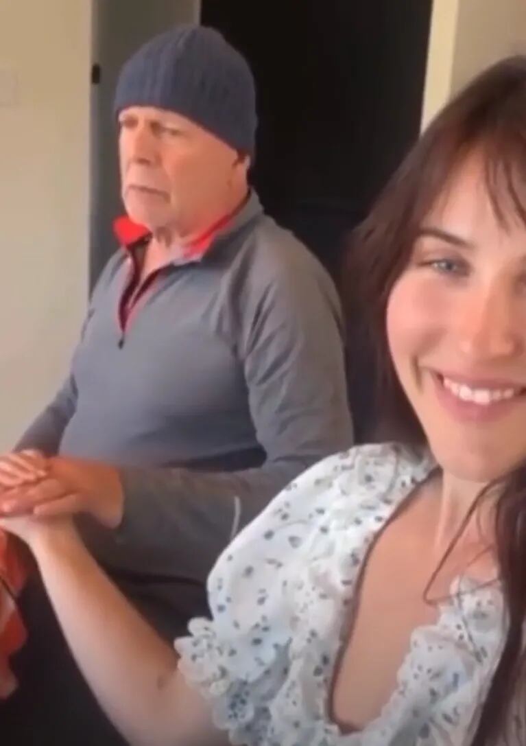 Video: Bruce Willis reconoció a su hija con un gesto conmovedor pese a estar afectado por la demencia