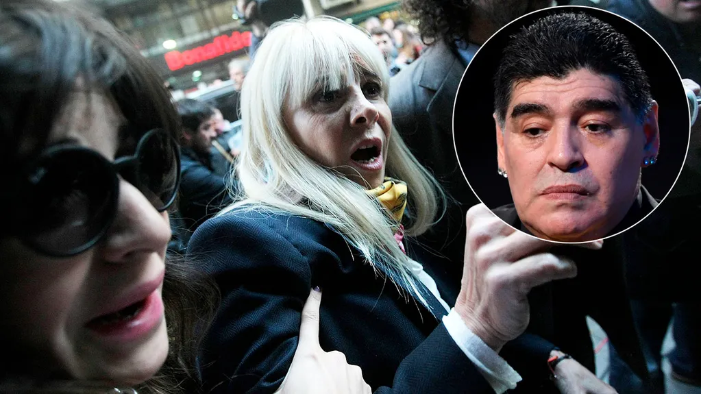 Cómo fue la llegada de Claudia, Dalma y Gianinna a la casa de Diego Maradona tras su muerte