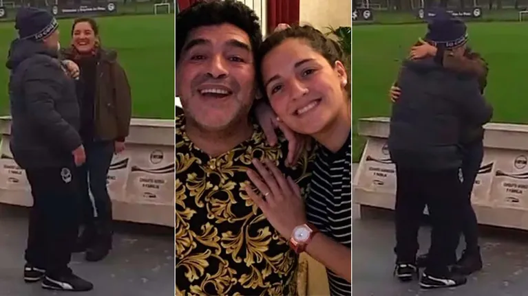 ¡Dolor eterno!  Jana Maradona recordó a Diego con un video íntimo, en su primera Navidad sin su papá