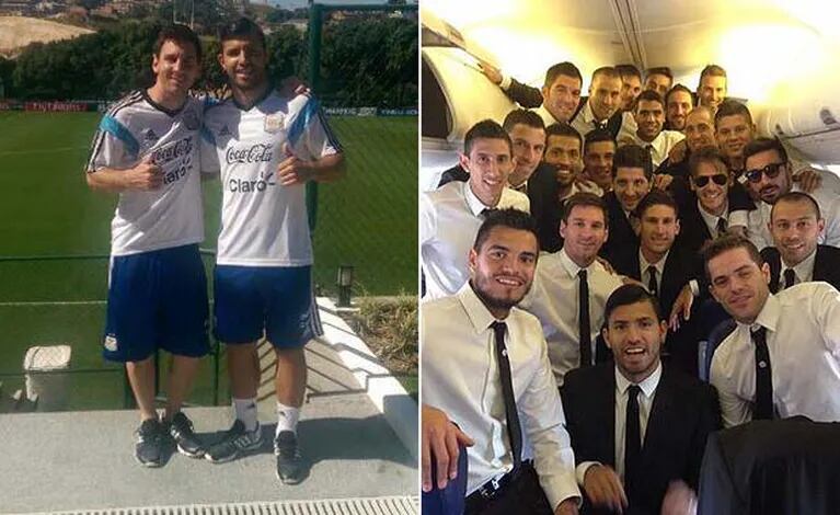 Lionel Messi y Sergio Agüero compartirán la pieza 18. (Foto: Facebook.com/AFASeleccionArgentina)