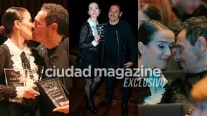 Natalia Oreiro, premiada y súper enamorada de Ricardo Mollo en Premios Cóndor de Plata a las Series (Fotos: Movilpress)