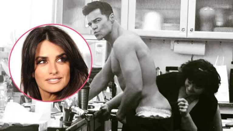 Pénelope Cruz escrachó a Ricky Martin con una foto ultra sexy (Foto: Instagram)
