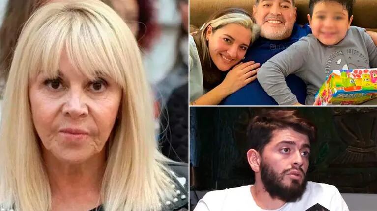 Escandalosa bomba entre los hijos de Maradona: Diego Junior, Jana y Dieguito Fernando seguirán el juicio contra Claudia Villafañe