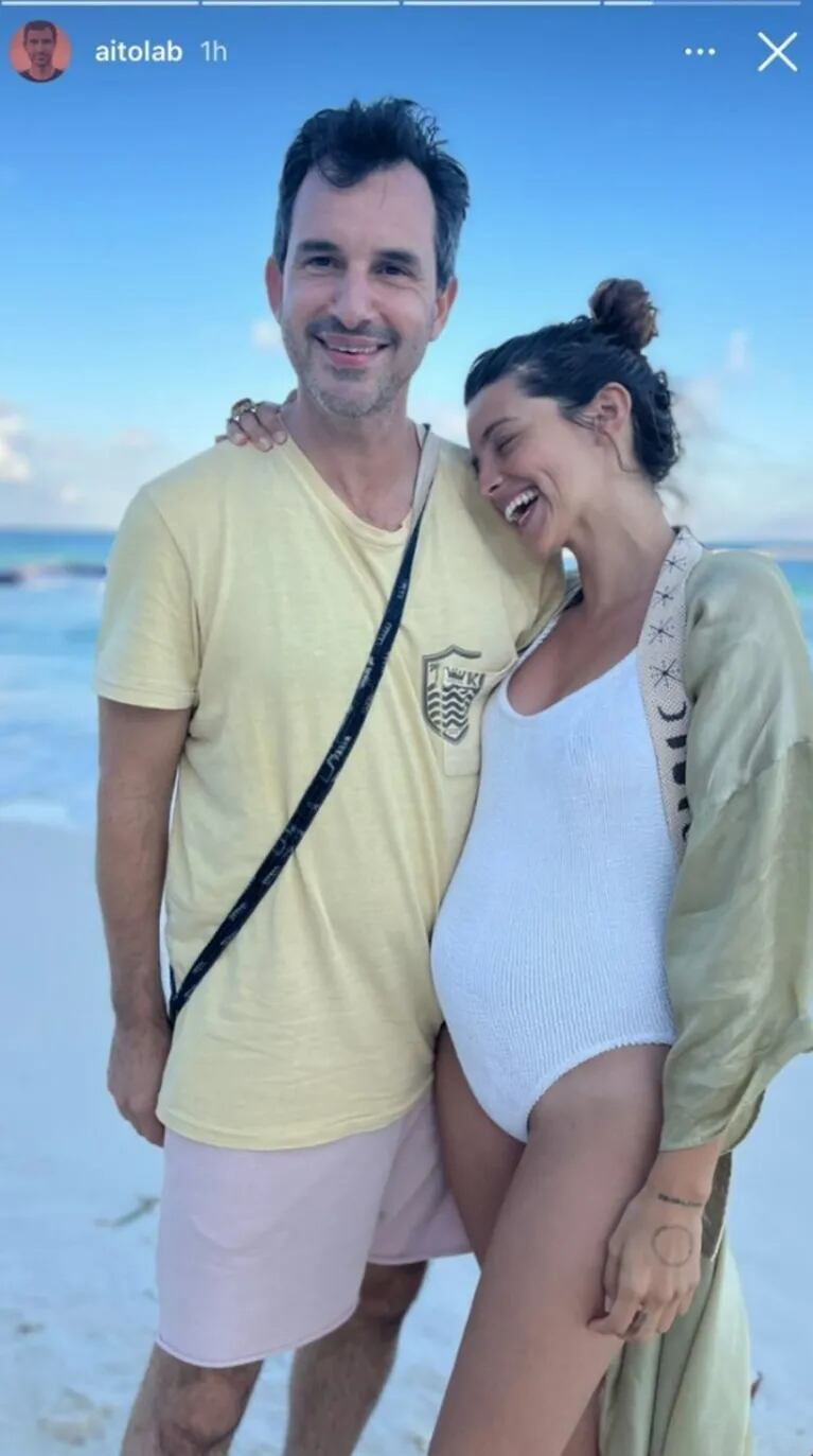 Calu Rivero y Aíto de la Rúa se mostraron juntos por primera vez desde el anuncio del embarazo