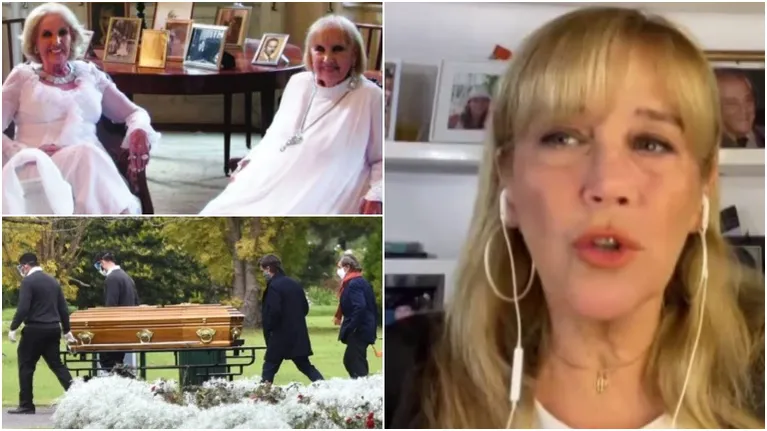 La palabra de Marcela Tinayre sobre el entierro de Goldie Legrand: "La llamaron a mamá para que le diga unas palabras"