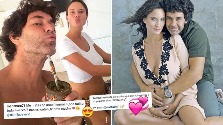 Mariano Martínez y Camila Cavallo, romántico intercambio de mensaje (Foto: Instagram)
