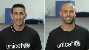 Mascherano y Di María palpitan el Día del Padre a horas del debut en el Mundial