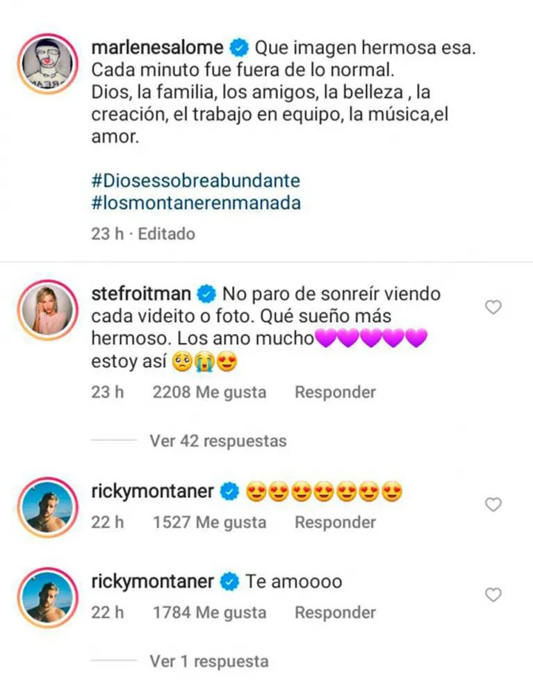 Sorpresivo ida y vuelta de Stefi Roitman con su suegra, Marlene Rodríguez, tras la versión de mala relación: "Los amo"