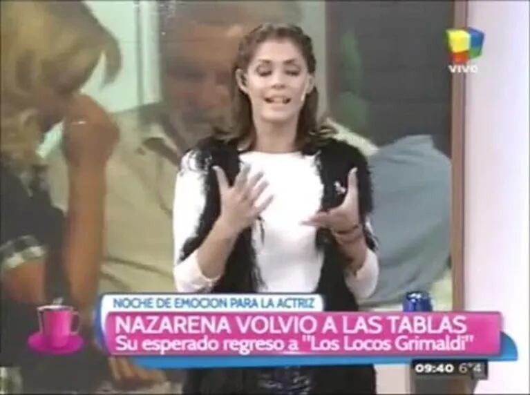 Nazarena Vélez regresó al teatro tras la tragedia: emoción a flor de piel y el apoyo de los famosos