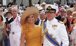 Los príncipes de Holanda fueron a la boda. (Foto: Southern Press)