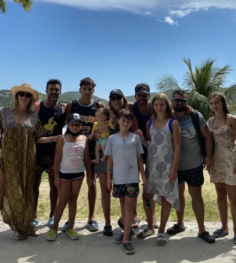 Fabián Cubero se despidió de Brasil con las fotos más lindas junto a Mica Viciconte y su familia: "Último día"