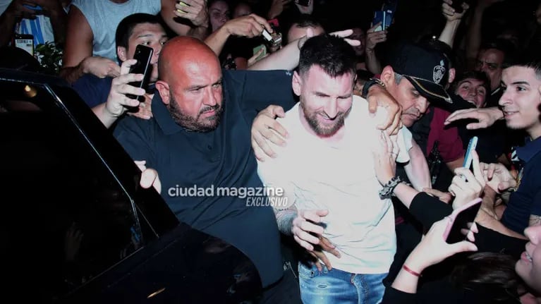 Lionel Messi fue a comer a una parrilla de Palermo y revolucionó todo. Foto: Movilpress