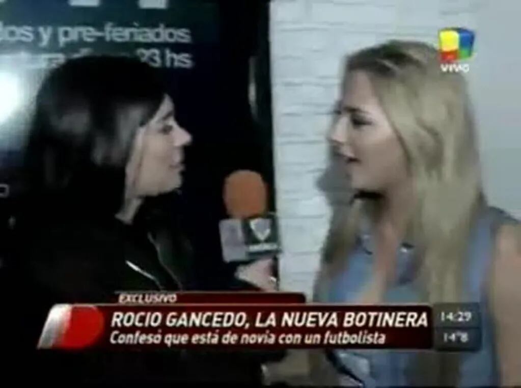 Rocío Gancedo habla de su romance botinero