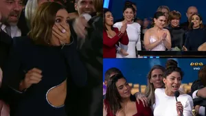 La reacción del elenco de La 1-5/18 al ganador un Martín Fierro a la Mejor Ficción: risas y mucho festejo