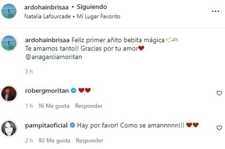 Dulce posteo de la sobrina de Pampita para Ana García Moritán por su primer año: "Gracias por tu amor"
