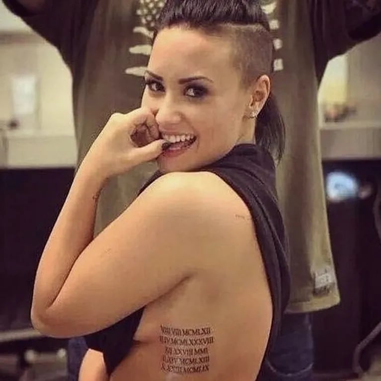 Demi Lovato es amante de los tatuajes: mirá sus significados