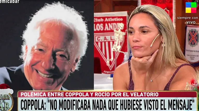 Guillermo Coppola y Rocío Oliva se cruzaron en vivo, tras el reproche de ella por no poder ingresar al velorio de Diego Maradona
