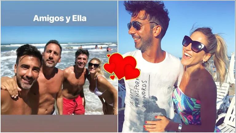Fede Hoppe y Maca Rinaldi, a puro amor en Mar del Plata (Fotos: Instagram Stories e Instagram)