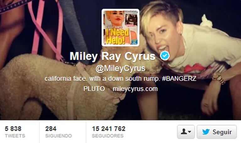 Miley Cyrus se burla de la portada de la revista In Touch. (Foto: @MileyCyrus)