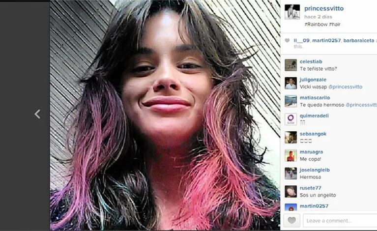 Vitto Saravia y un look que denominó "arcoíris": ¿te gusta? (Foto: Instagram). 