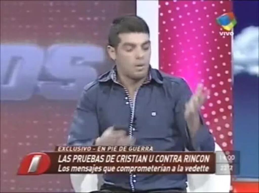 Cristian U salió a cruzar a Andrea Rincón: "Le voy a iniciar acciones legales"