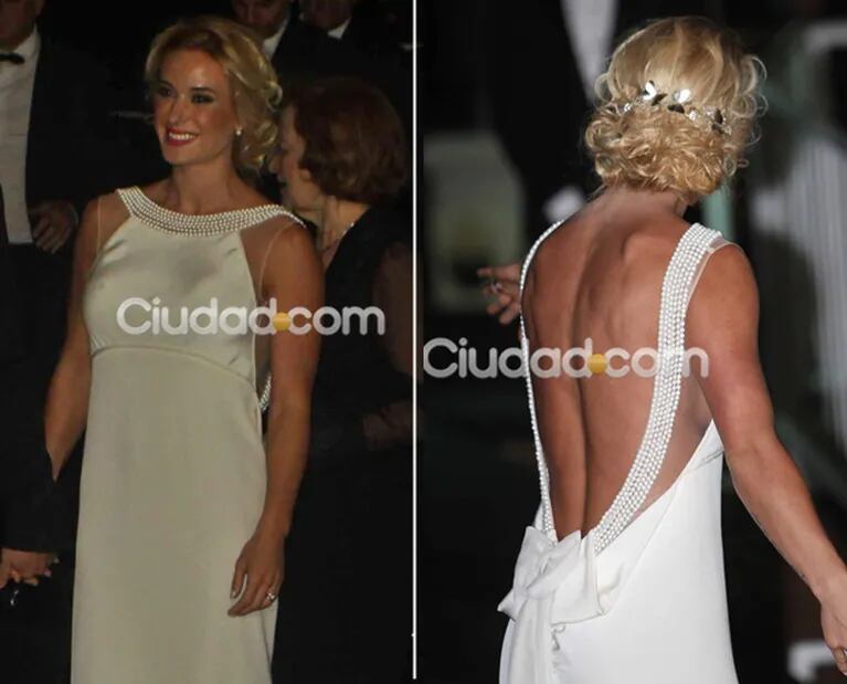 Mirá el vestido de novia que eligió Jésica Cirio para coronar su amor con Insaurrlade (Foto: MovilPress)