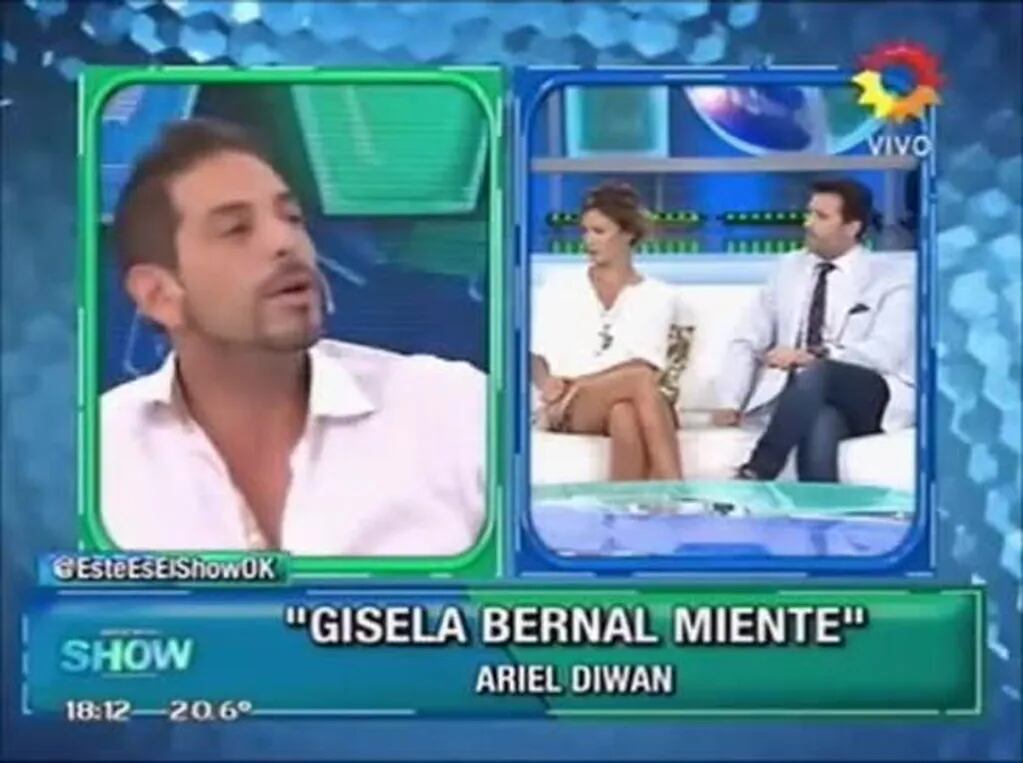 Ariel Diwan volvió a disparar contra Gisela Bernal en Este es el Show