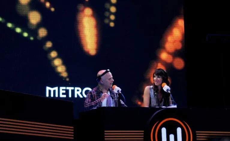 Sebastián Wainraich y Julieta Pink en la fiesta de Metro y Medio. (Foto: TyT Group)